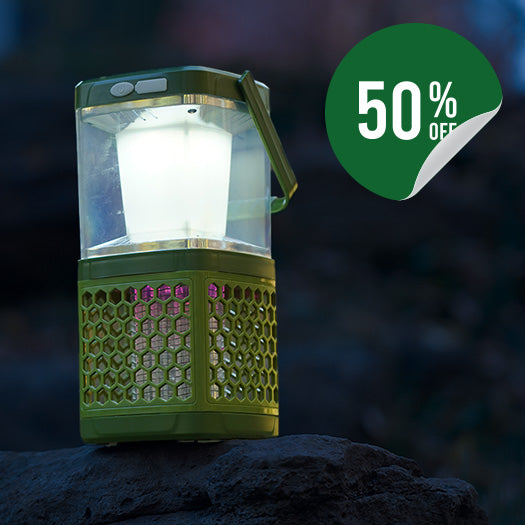 Solar Lantern Sun-Powered Mosquito Zapper